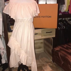 Gianni Bini  off the shoulder dress.